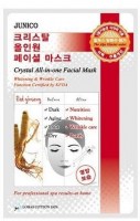 Mijin Junico Crystal All-in-one Facial Mask Red ginseng Маска тканевая c красным женьшенем